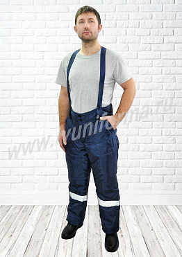 Брюки рабочие мужские с СОП арт. Р-07-141-ОКС